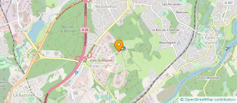 localisation de l'entreprise SILIS ELECTRONIQUE à LIMOGES