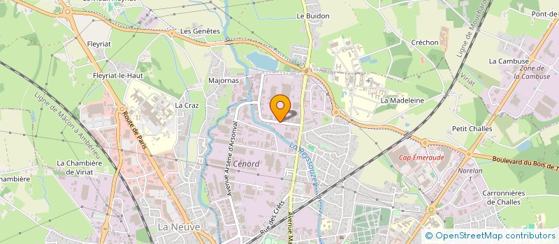 localisation de l'entreprise SILISUN à BOURG-EN-BRESSE