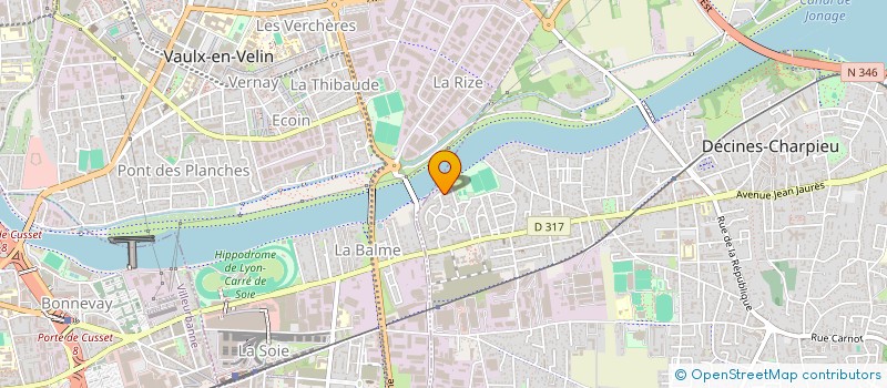 localisation de l'entreprise SILIVOLUTION  DECINES-CHARPIEU