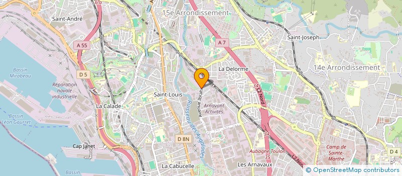 localisation de l'entreprise SILIX INFORMATIQUE à MARSEILLE 15EME