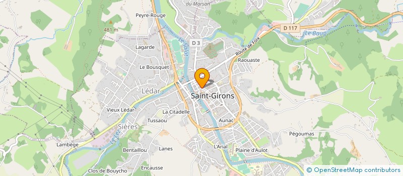 localisation de l'entreprise SILKO à SAINT-GIRONS