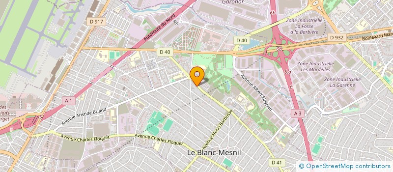 localisation de l'entreprise SILKOM à LE BLANC-MESNIL