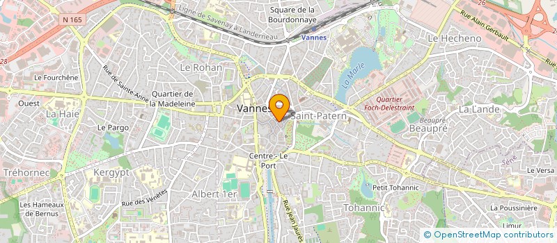 localisation de l'entreprise SILLAGE à VANNES