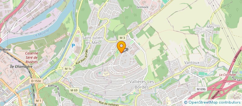 localisation de l'entreprise SILLAGE  METZ