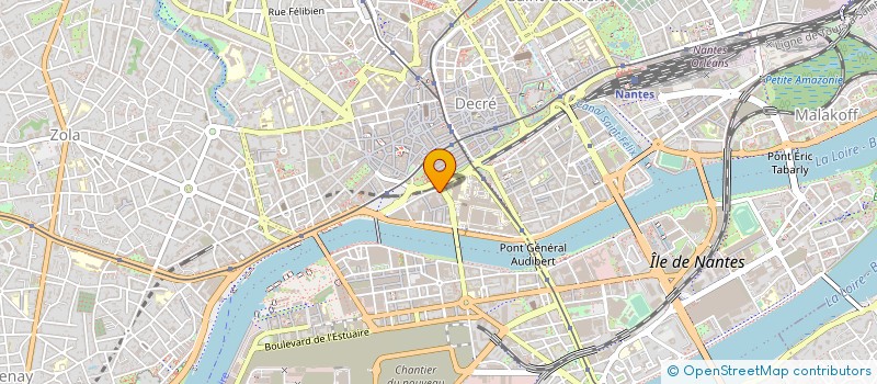 localisation de l'entreprise SILLAGE à NANTES