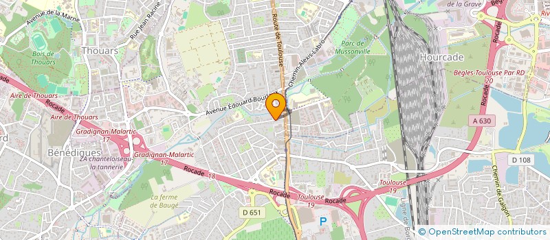 localisation de l'entreprise SILLAGE  VILLENAVE-D'ORNON