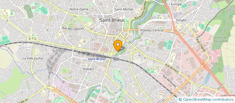 localisation de l'entreprise SILLAGE à SAINT-BRIEUC