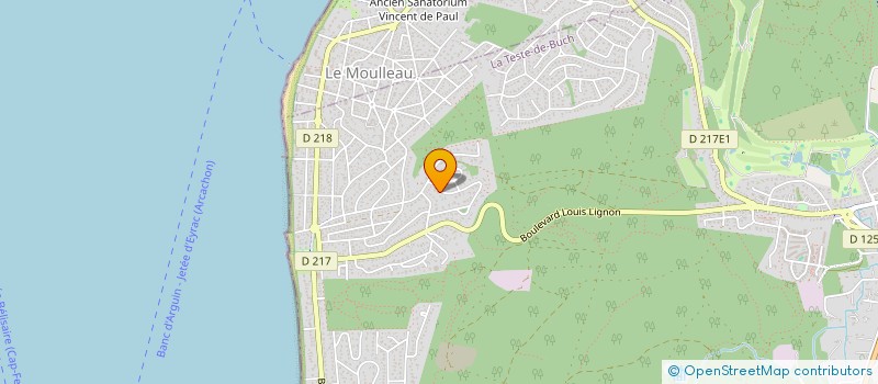 localisation de l'entreprise SILLAGE  LA TESTE-DE-BUCH