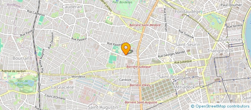 localisation de l'entreprise SILLAGE ATLANTIQUE  BORDEAUX