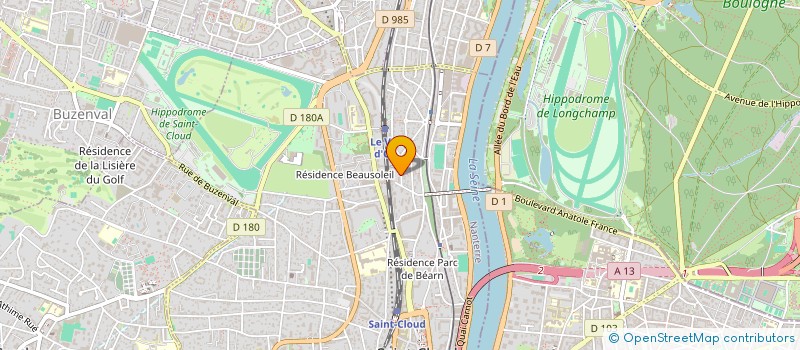 localisation de l'entreprise SILLAGES à SAINT-CLOUD