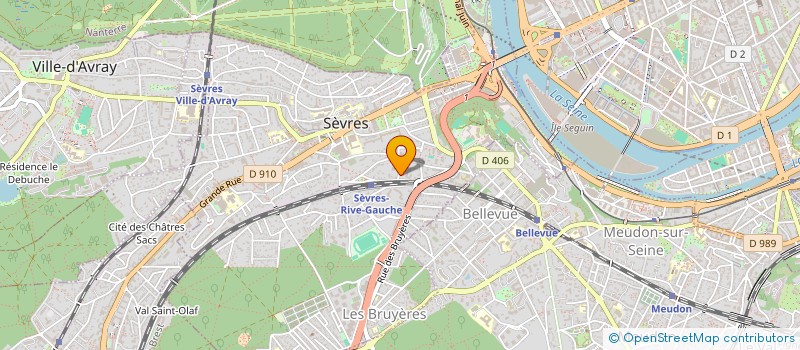 localisation de l'entreprise SILLAGES AND CO  SEVRES