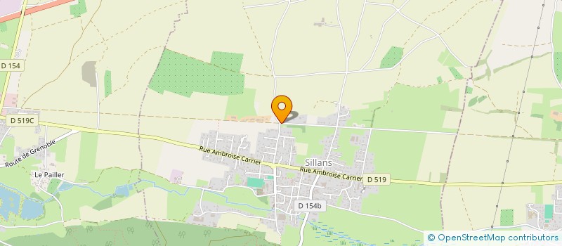 localisation de l'entreprise SILLANS RUTIGLIANO TRAVAUX PUBLICS  SILLANS