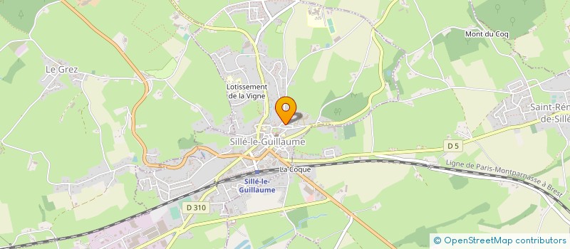 localisation de l'entreprise SILLE-LOISIRS à SILLE-LE-GUILLAUME