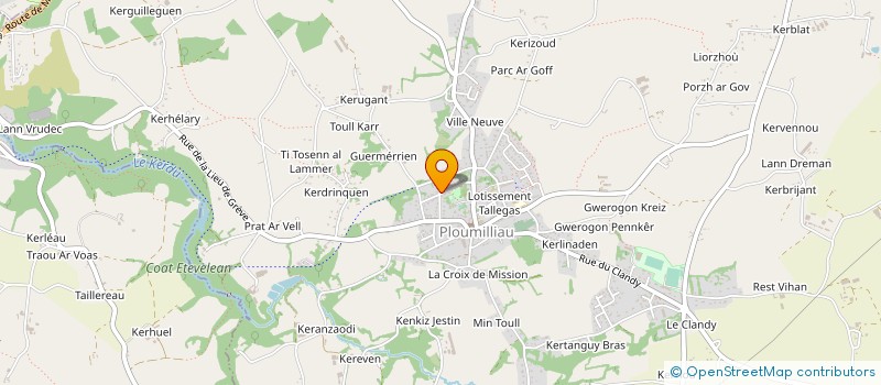 localisation de l'entreprise SILLIA ENERGIE à LANNION