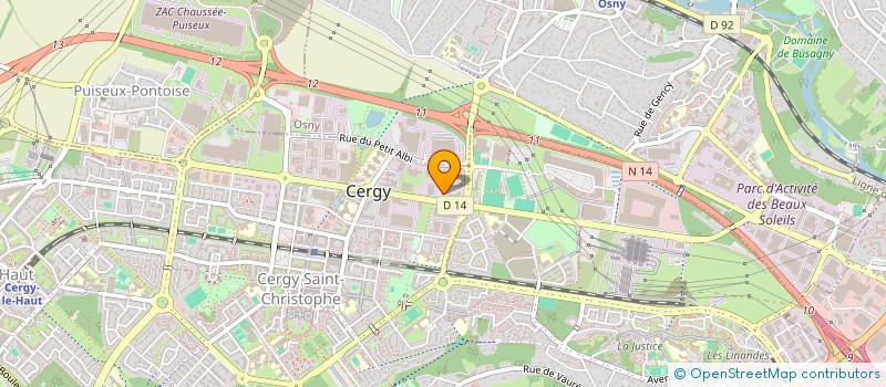 localisation de l'entreprise SILLIKER FRANCE HOLDING à CERGY