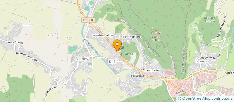 localisation de l'entreprise SILLINGY AUTO à SILLINGY