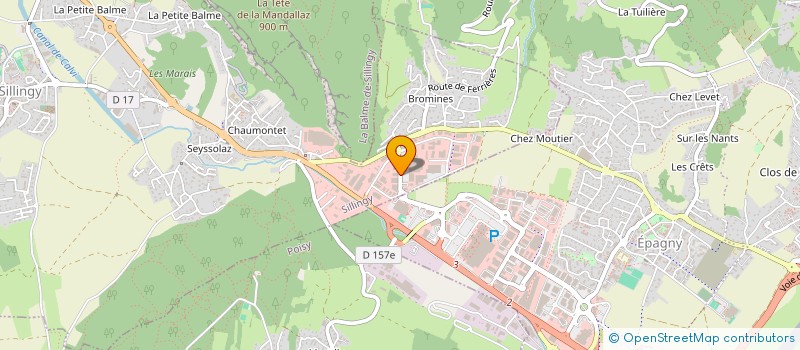 localisation de l'entreprise SILLINGY DISTRIBUTION  SILLINGY
