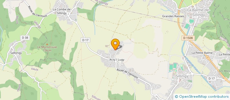localisation de l'entreprise SILLINGY ENVIRONNEMENT  SILLINGY