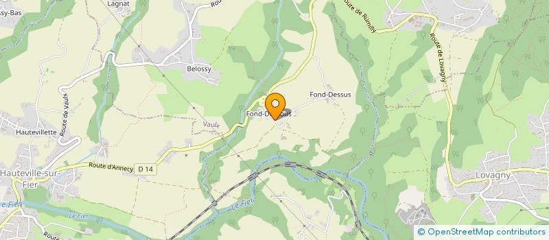 localisation de l'entreprise SILLINGY ORTHOPHONIE C-F  VAULX