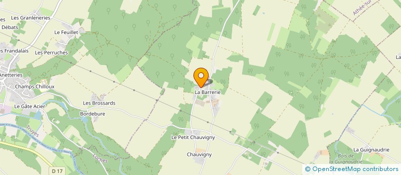 localisation de l'entreprise SILLON GESTION  COURCAY