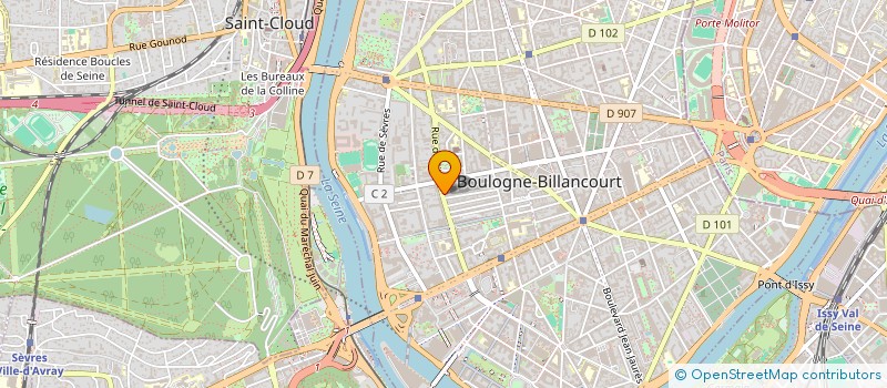 localisation de l'entreprise SILLY BEAUTE à BOULOGNE-BILLANCOURT