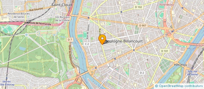localisation de l'entreprise SILLY GOURMET à BOULOGNE-BILLANCOURT