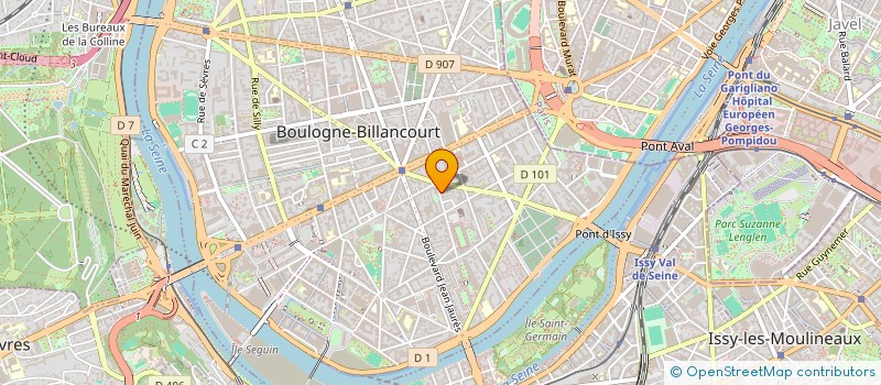 localisation de l'entreprise SILLY RENOVATION à BOULOGNE-BILLANCOURT