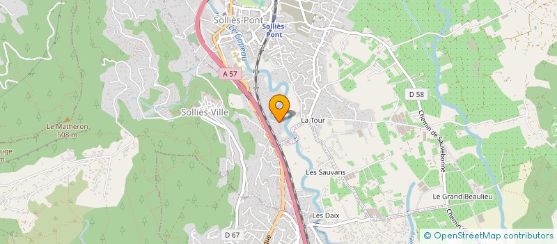 localisation de l'entreprise SILMACHRIS  SOLLIES-PONT