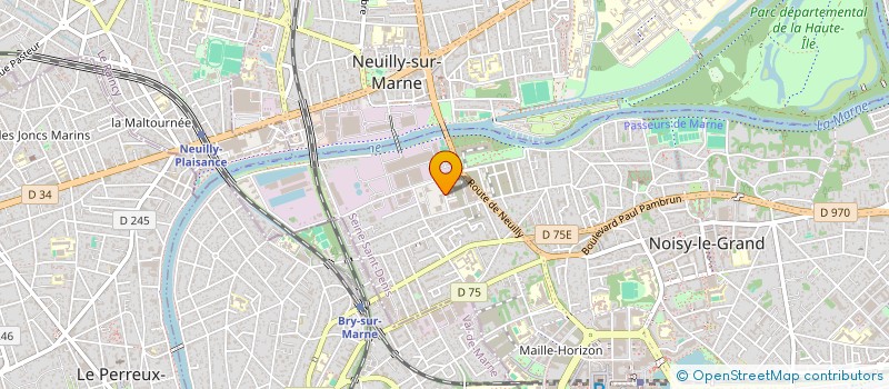 localisation de l'entreprise SILMAT à NOISY-LE-GRAND