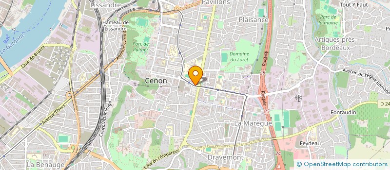 localisation de l'entreprise SILMM à CENON