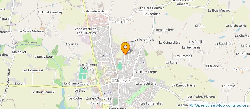 localisation de l'entreprise SILO  MELESSE