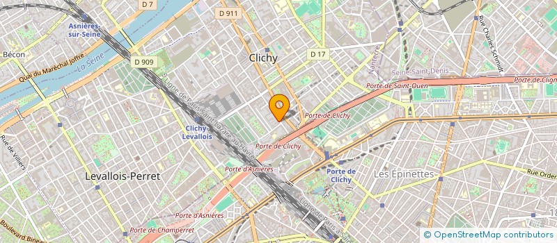 localisation de l'entreprise SILO à CLICHY
