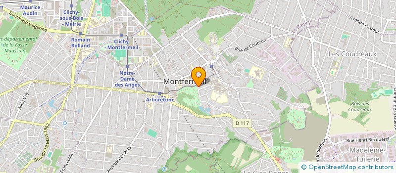 localisation de l'entreprise SILO à MONTFERMEIL