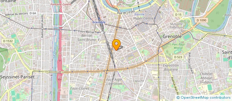 localisation de l'entreprise SILO ARCHITECTES  GRENOBLE