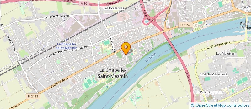 localisation de l'entreprise SILODIS  LA CHAPELLE ST MESMIN