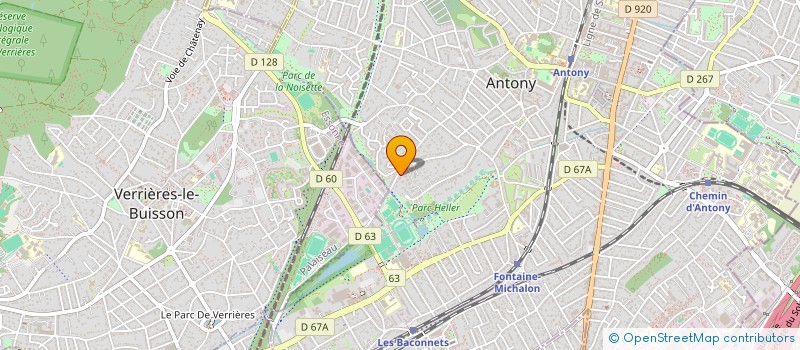 localisation de l'entreprise SILOE à ANTONY