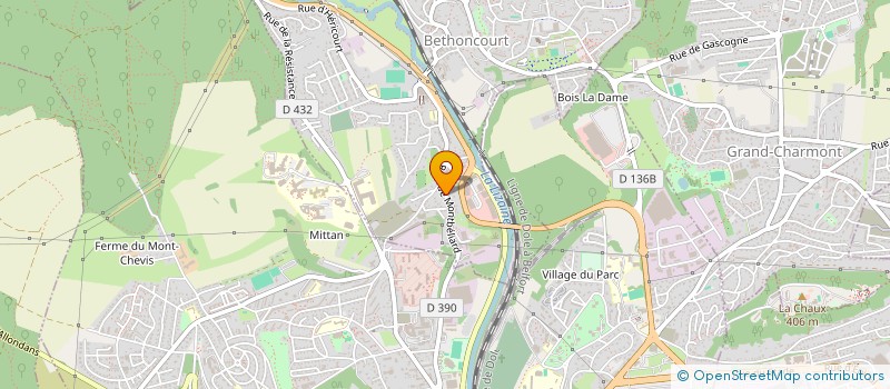 localisation de l'entreprise SILOE  BETHONCOURT