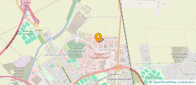 localisation de l'entreprise SILOE  REIMS