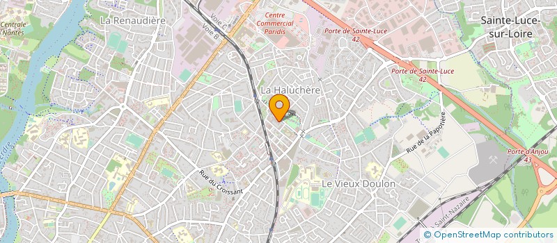localisation de l'entreprise SILOE AVM à NANTES