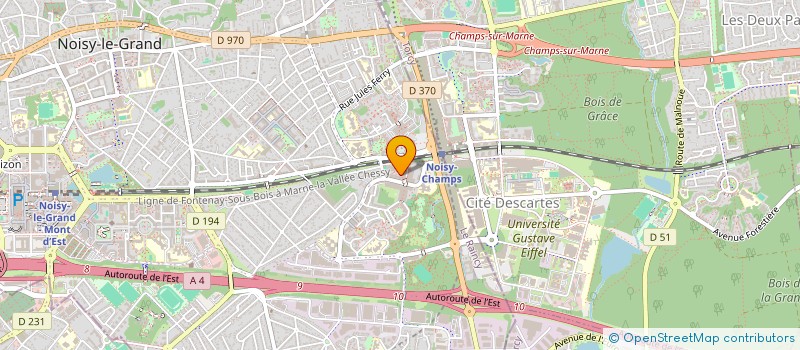 localisation de l'entreprise SILOE CARS  NOISY-LE-GRAND