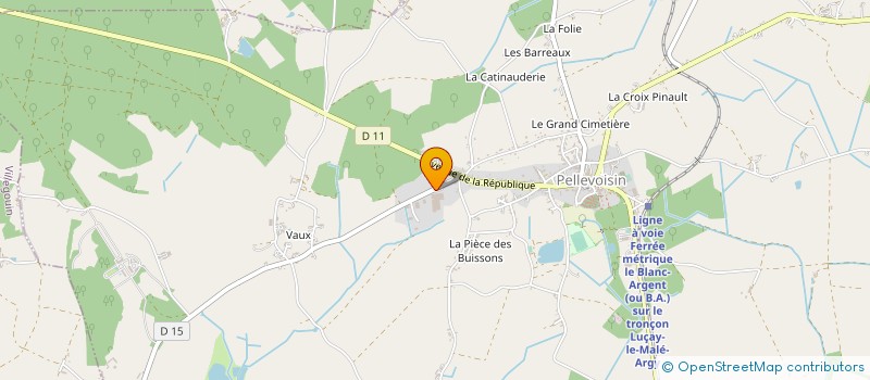 localisation de l'entreprise SILOS CAMAIL à PELLEVOISIN
