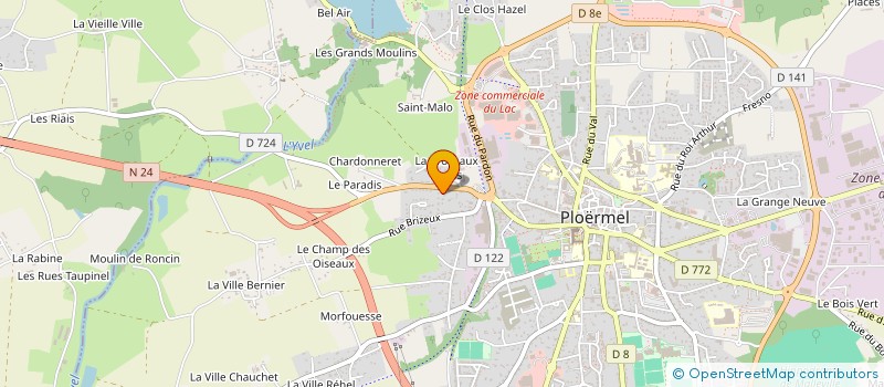 localisation de l'entreprise SILOUET  PLOERMEL