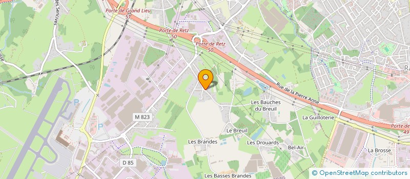 localisation de l'entreprise SILOWANE à BOUGUENAIS