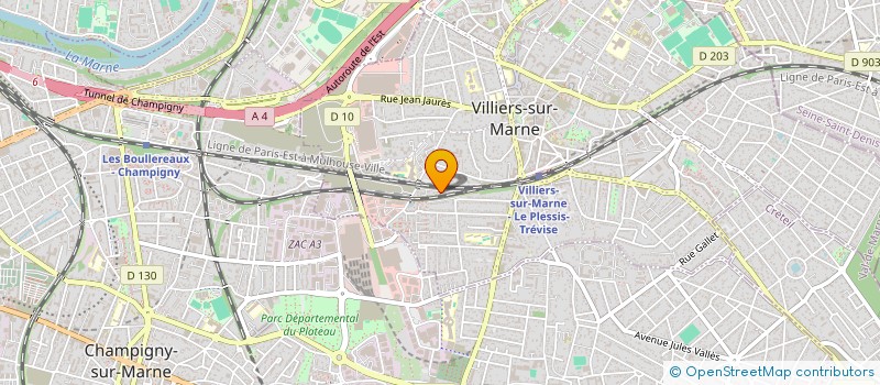 localisation de l'entreprise SILPRA à VILLIERS-SUR-MARNE