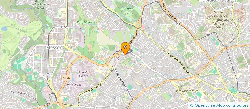 localisation de l'entreprise SILR 14 à MONTPELLIER