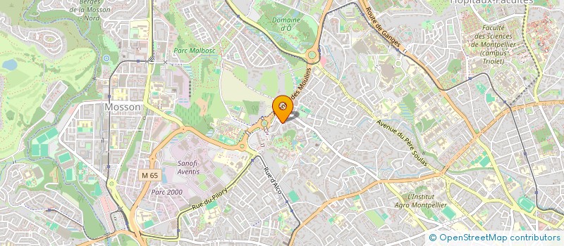 localisation de l'entreprise SILR 18 à MONTPELLIER