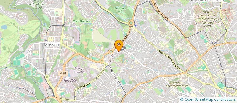 localisation de l'entreprise SILR 28 à MONTPELLIER
