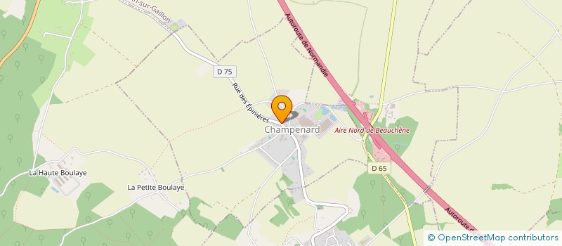 localisation de l'entreprise SILTHEK  CHAMPENARD