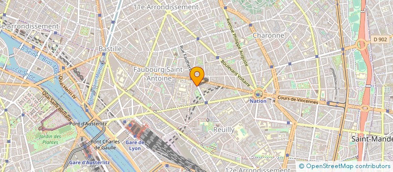 localisation de l'entreprise SILU à PARIS