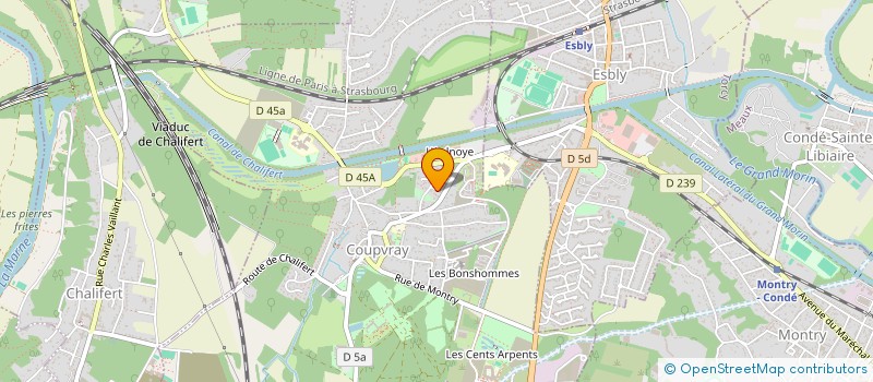 localisation de l'entreprise SILV'AMJ  COUPVRAY